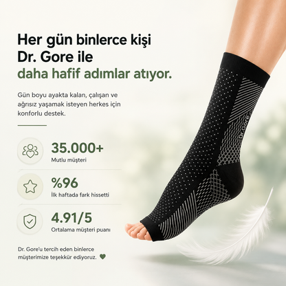 Dr.Gore Çorapları ile Gün Boyu Hafif ve Rahat Adımlar