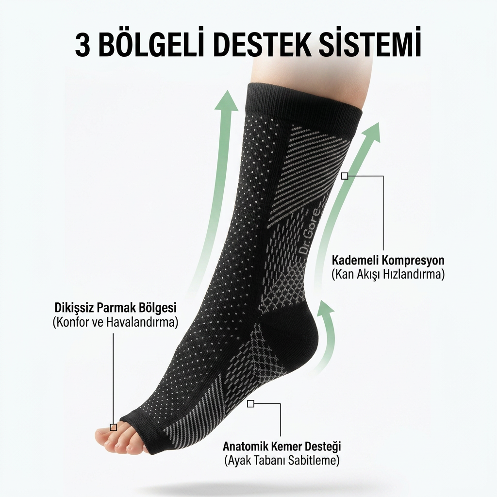 Dr.Gore Çorapları ile Gün Boyu Hafif ve Rahat Adımlar
